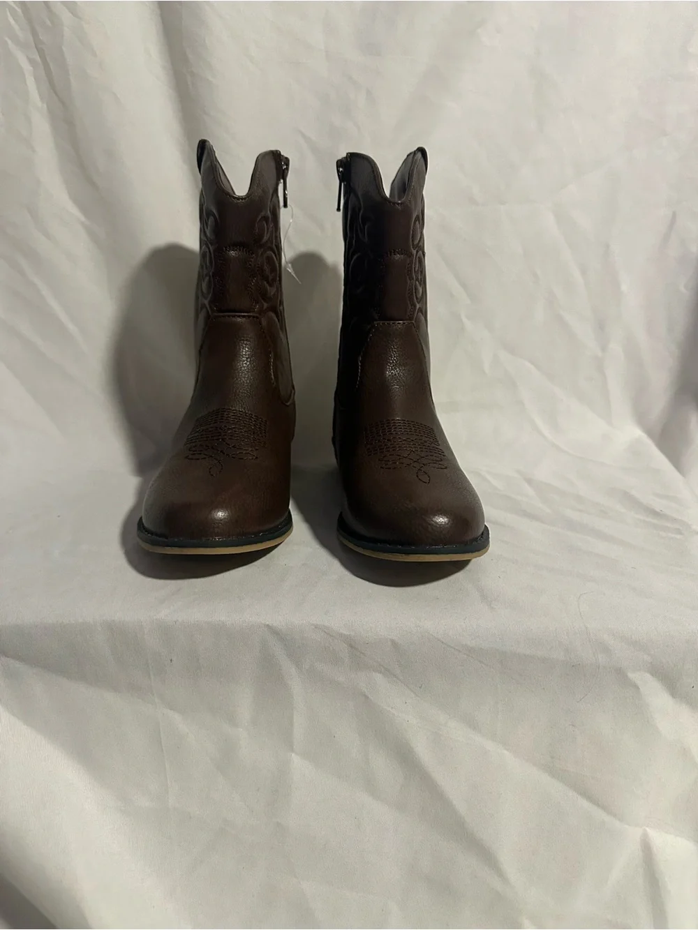 Cat & Jack Brown Kids Western Boots
